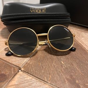 GIGI HADID VOGUE ROUND CIRCLE POLARIZED SUNGLASSES